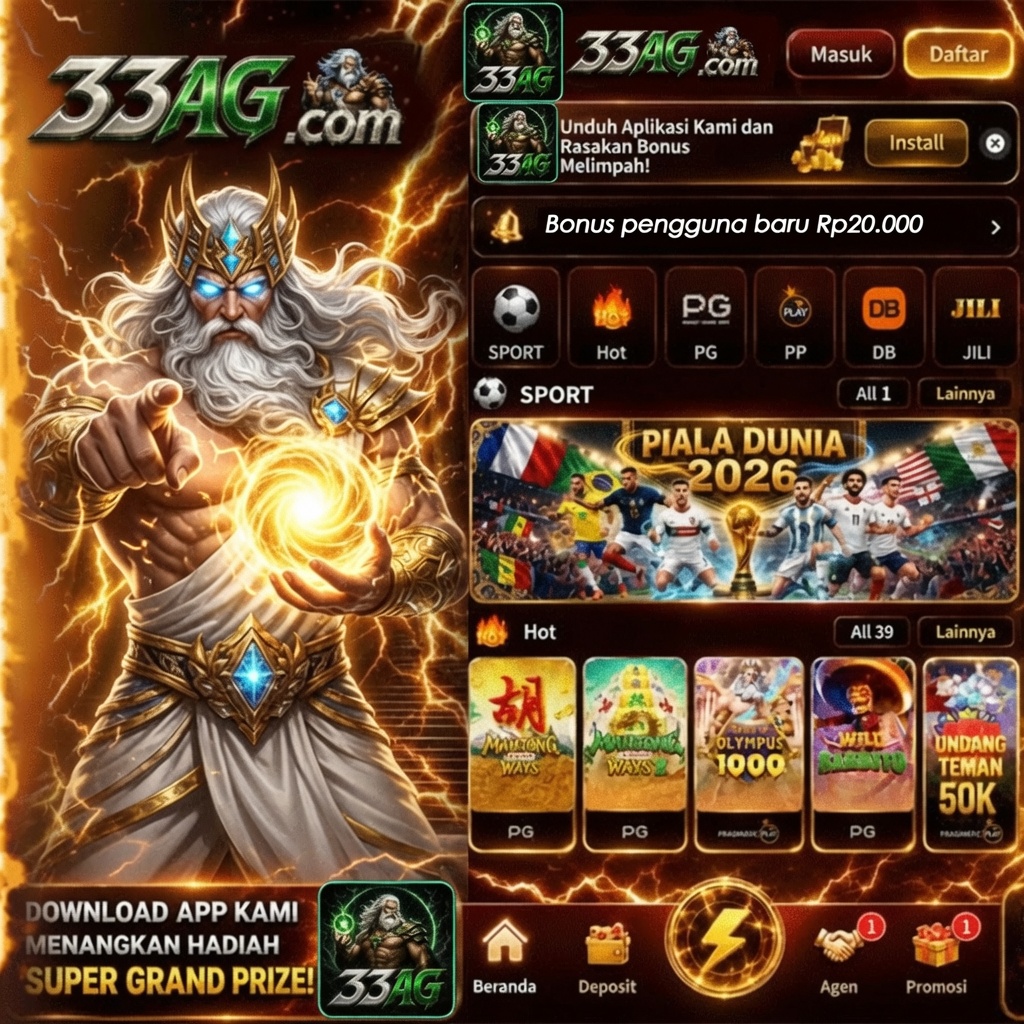 33AG - Portal Resmi Game Kasino dengan Link Daftar dan Akses Alternatif