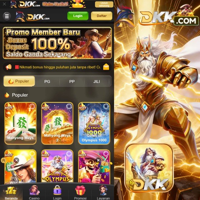 DKK - Portal Hiburan Game Online Mobile Resmi & Terpercaya
