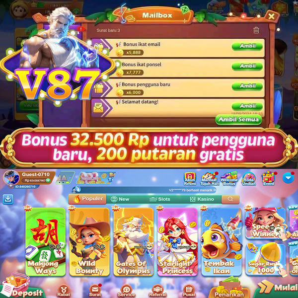 Tampilan utama v87
